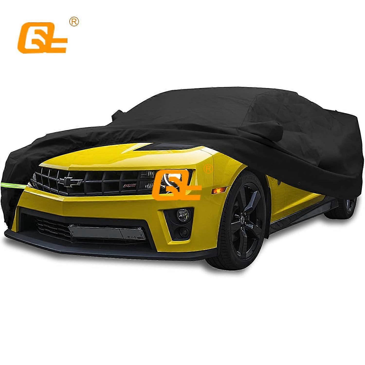 Για το 2018-2022 Chevy Camaro Πλήρες κάλυμμα αυτοκινήτου παντός καιρού Καλύμματα αυτοκινήτων εξωτερικού χώρου με φερμουάρ Αντιανεμική αδιάβροχη προστασία βαρέως τύπου