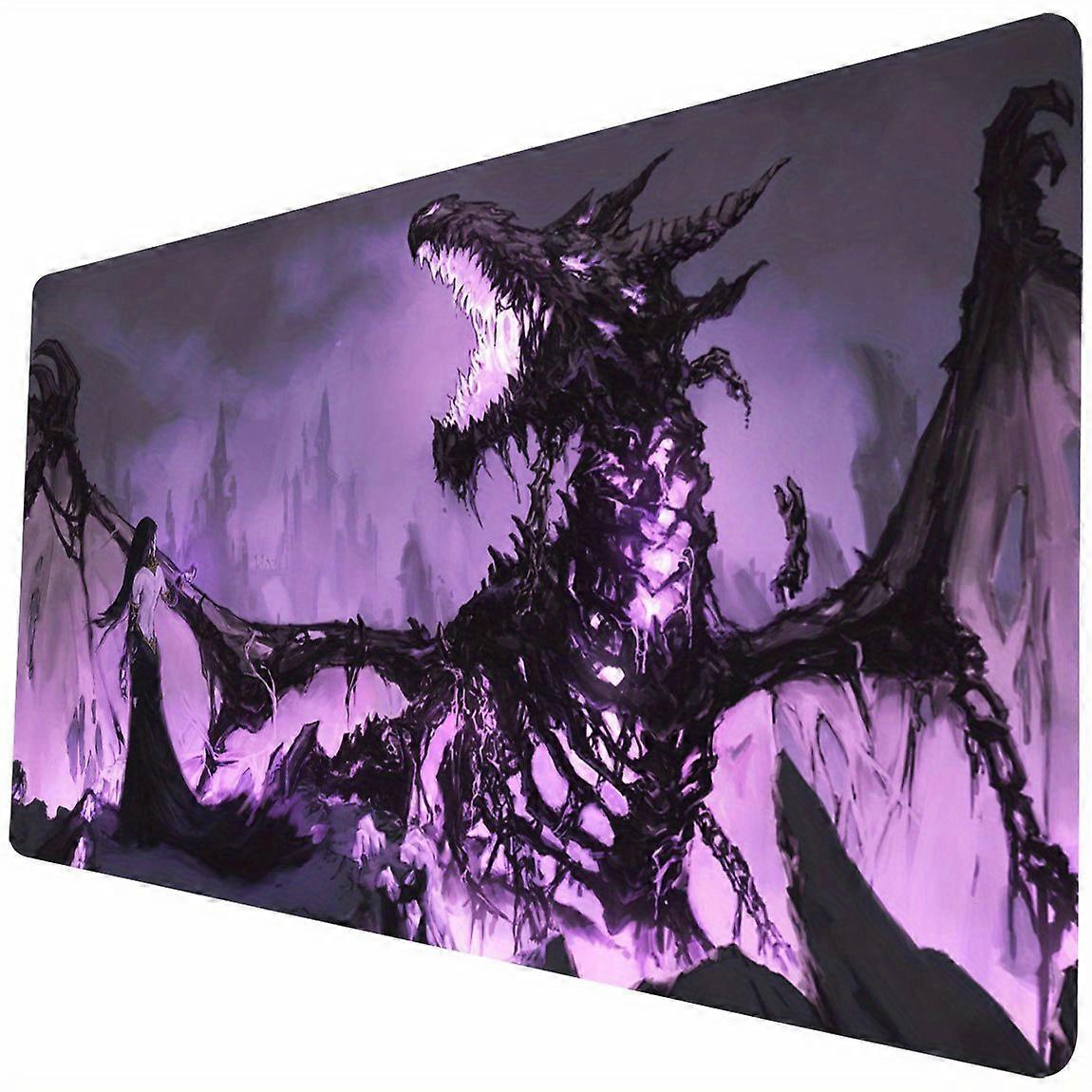 1pc Magic Dragon Mouse Pad Deskt Mat Large Computer Keyboard Pad Anime Game Mouse Pad Board And Card Game Pad TCG Playmat Table Mats Compatible For MT