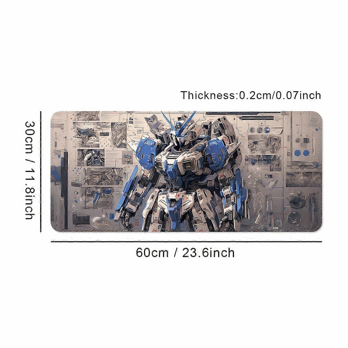 1pc Gaming Computer Oversized And Thick Mouse Pad, Desktop Mat, Non-slip Mouse Pad, Washable Rubber Material Mouse Pad With Precision Stitched Edge