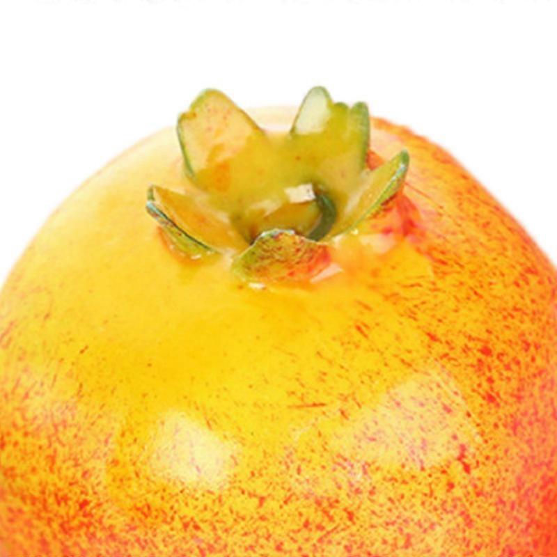 Foam Fake Pomegranate Artificial Fruit Model for Kindergarten Teaching Decorative Props