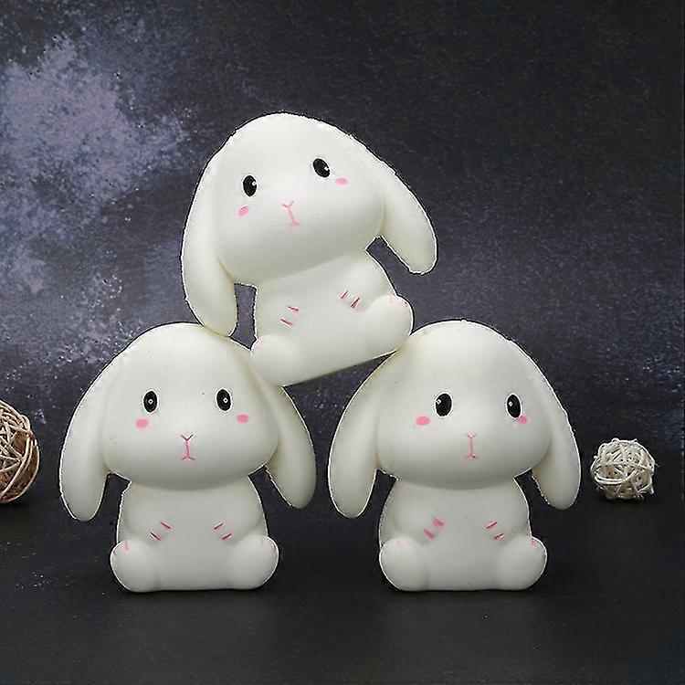simulation cute white rabbit rabbit decompression decompression toy