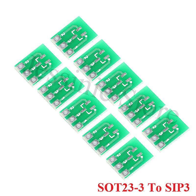 20pcs Double Side SMD SOT23 SOT23-3 To DIP SIP3 Adapter PCB Board DIY Converter Plate SOT SIP IC Socket Integrated Circuits