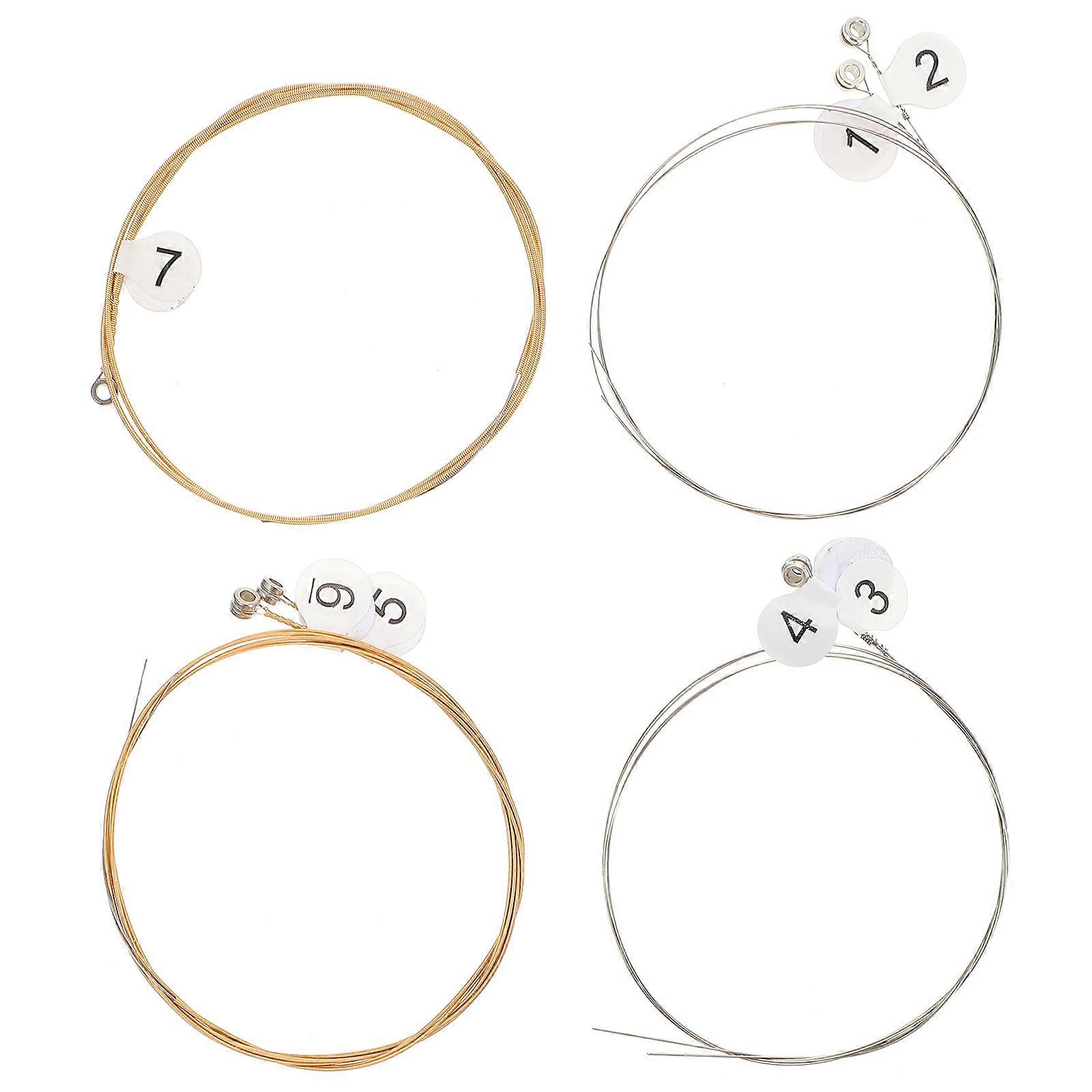 7Pcs Professional Lyre Strings Steel Music Wire Sturdy Strings Lyre Strings