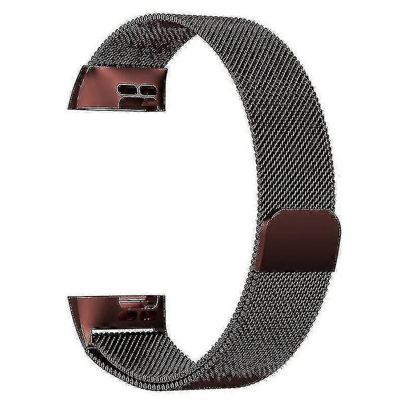 Milanese Loop Bracelet Compatible With Fitbit Charge 3(bronze)