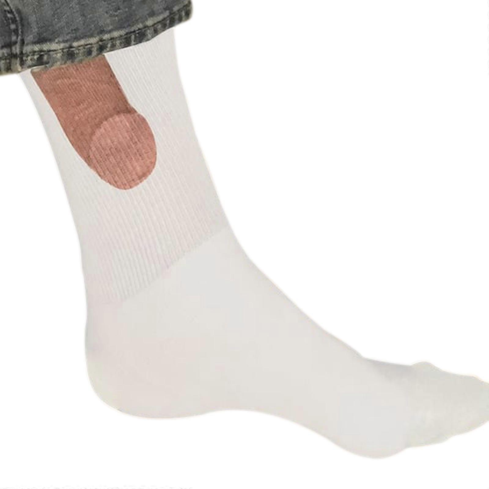 Heren Fun Crew Socks, Nieuwigheid Schoeisel