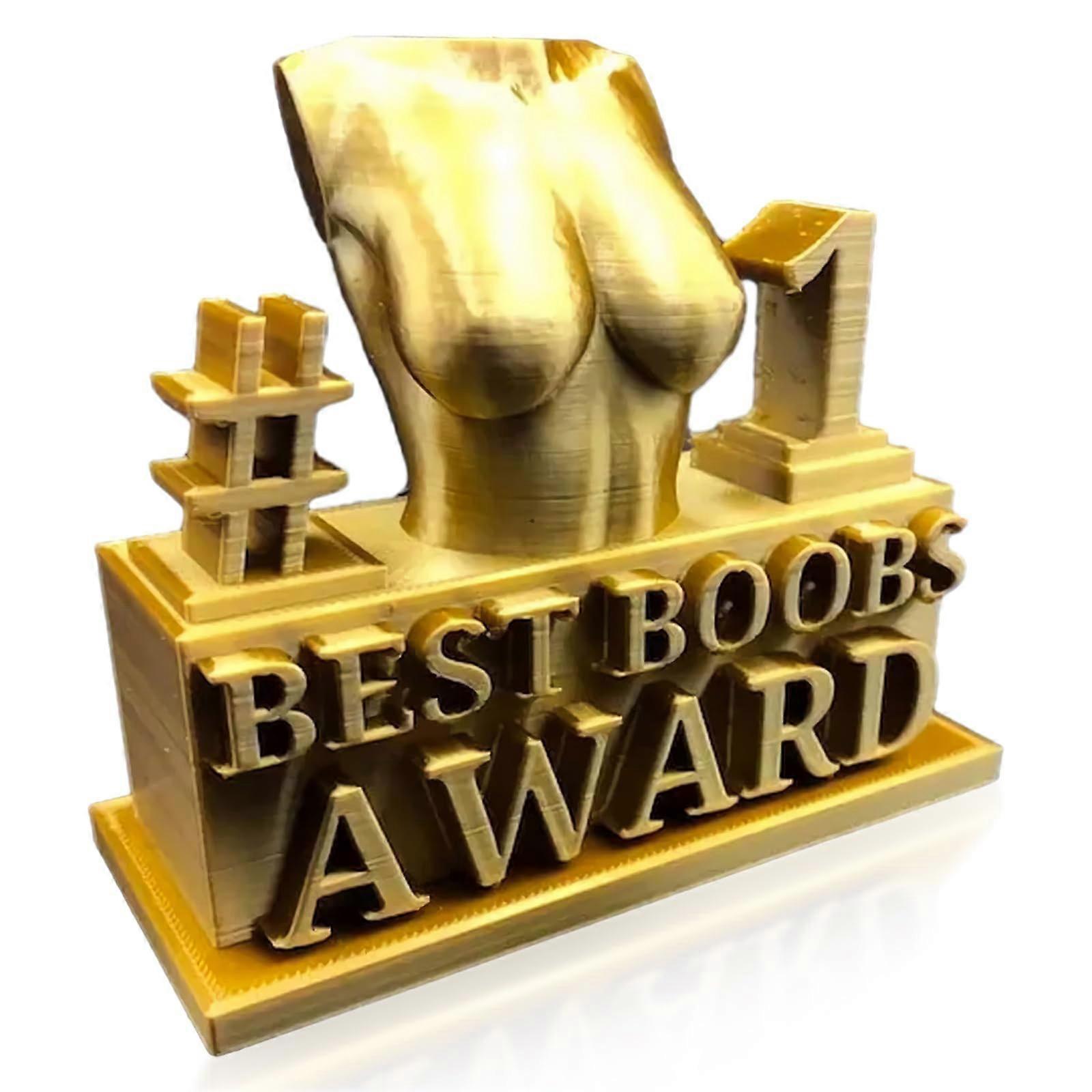 Funny Ass/Boobs Award Trophy Desktop Decor,Prank Gift,100% New