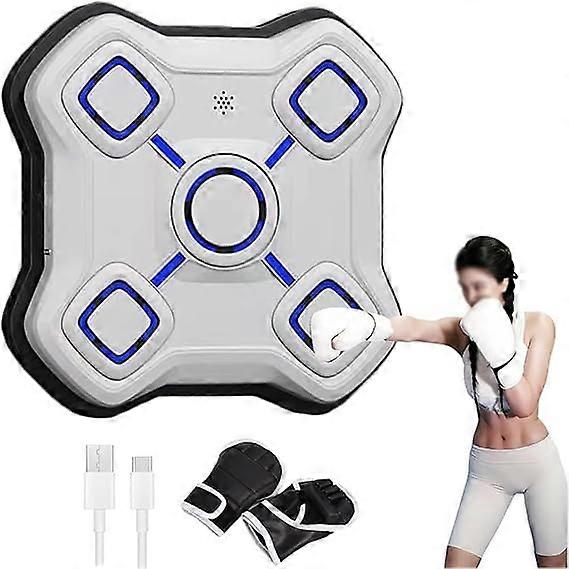 Music Electronic Boxing Machine Wall Mounted Music Boxing With Gloves, Bluetooth Connection Multi-Mode Training Smart Boxing