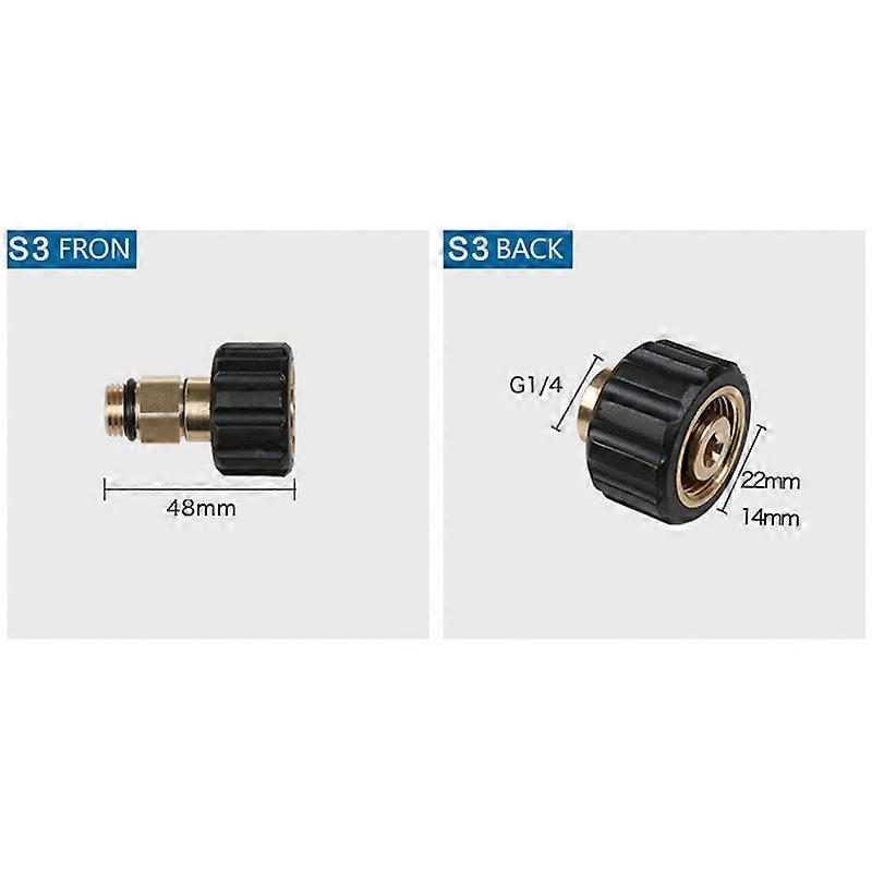 High Pressure Soap Foamer Snow Foam Lance Foam Cannon Foam Gun Nozzle Car Clean Foam Wash Foam Generator for Karcher Car Washer
