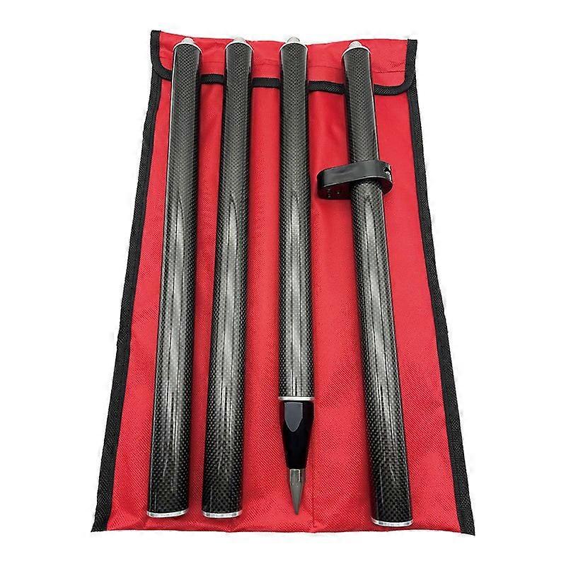 New survey pole 1.8M length GPS PRISM POLE carbon fibre pole GPS GNSS RTK SURVEYING TYPE, 4 pcs poles, 5/8x11 thread Canes & Walking Sticks