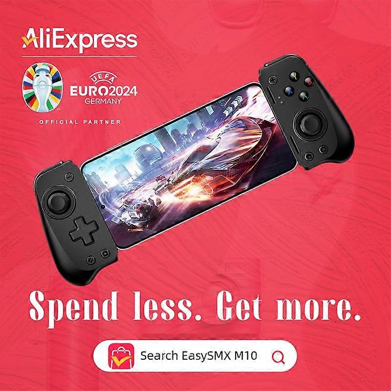 EasySMX M10 Type C Mobile Phone Controller pentru telefonul Android, Xbox Game Pass, iPhone 15 Series, Hall Effect Trigger Joystick