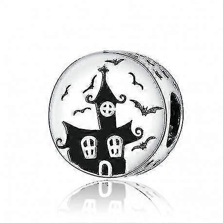 Sterling Silver Charm Ghost Castle