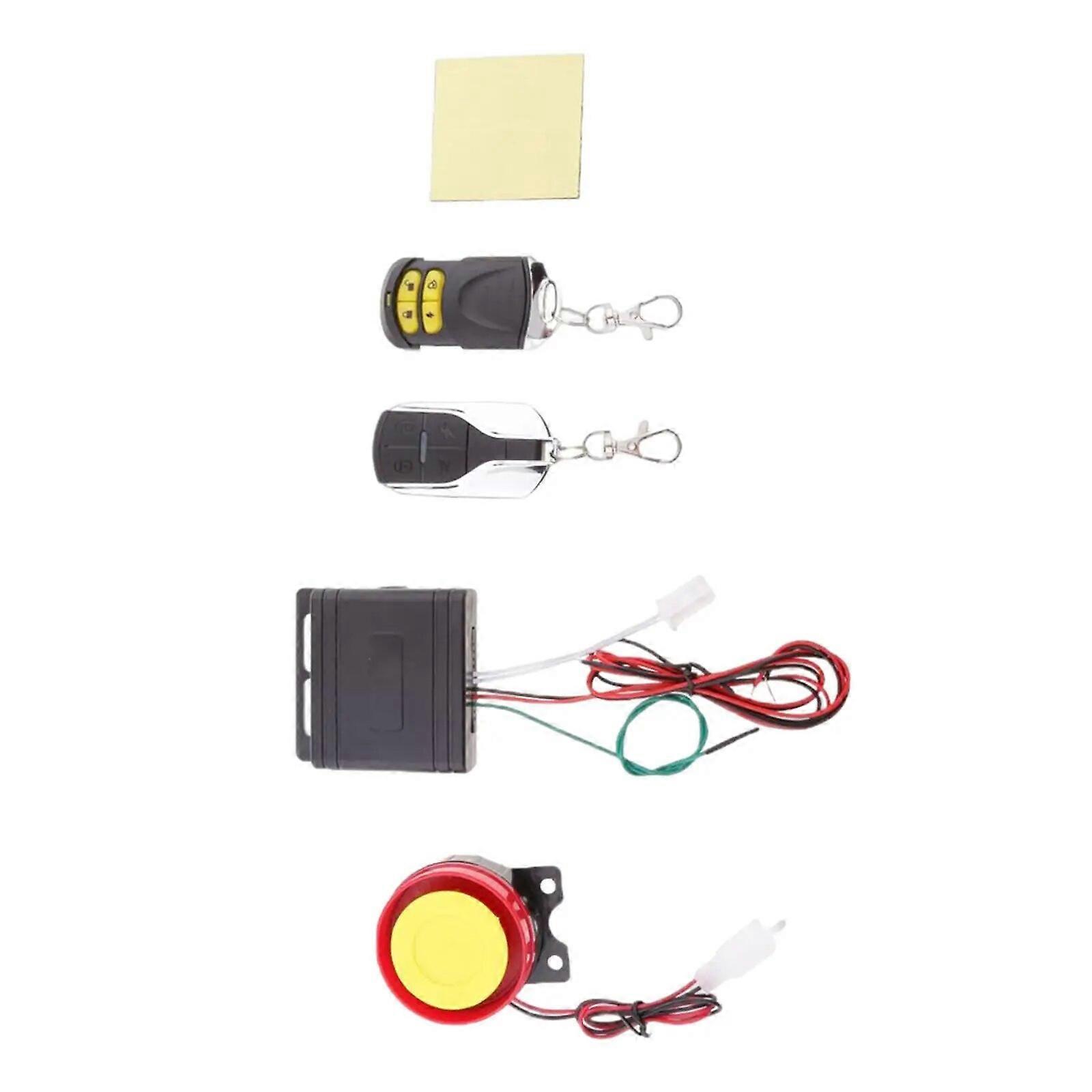 12V  Anti Alarm Security  Remote Control Engine Start