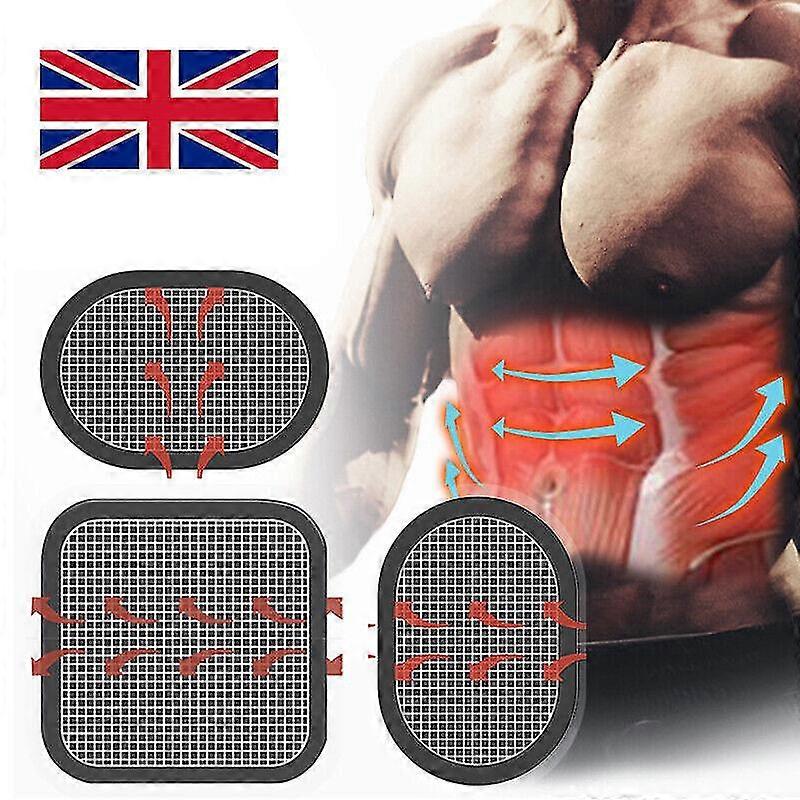 3 Generic Gel Replacement Pads Compatible For Slendertone Abs Belt