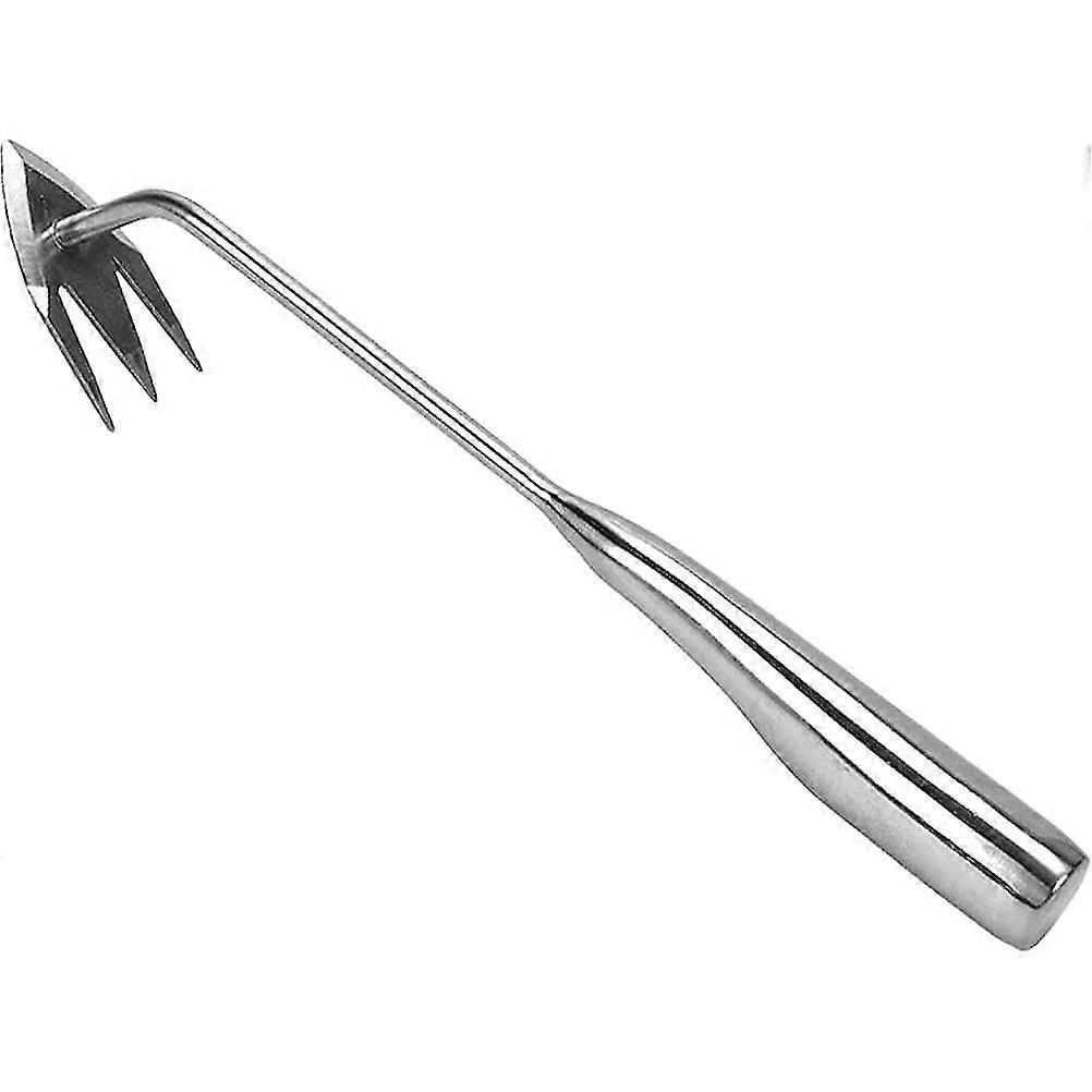 Useful Ergonomic Handle Rake Weed Removing Tool For Garden Multi Function Weeder