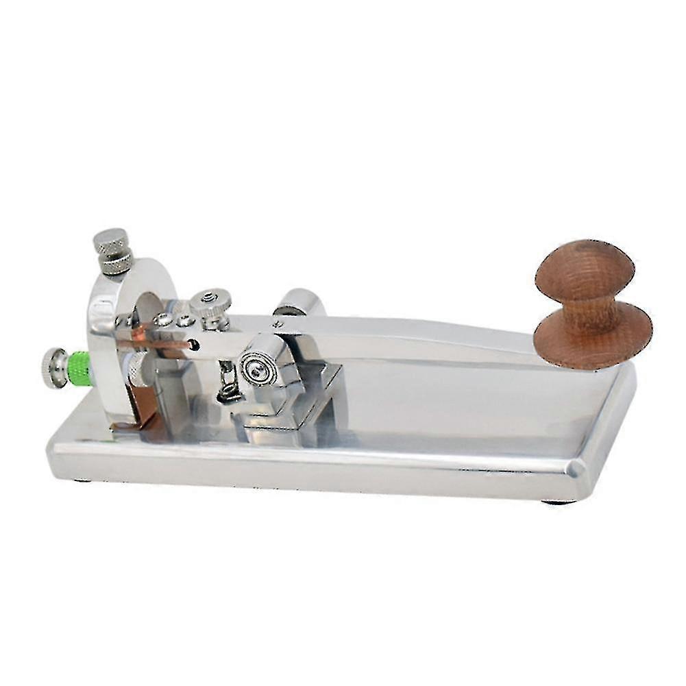 Stainless Steel Telegraph Key Morse Key Key Ham Radio Key Manual Keyer For Morse Code