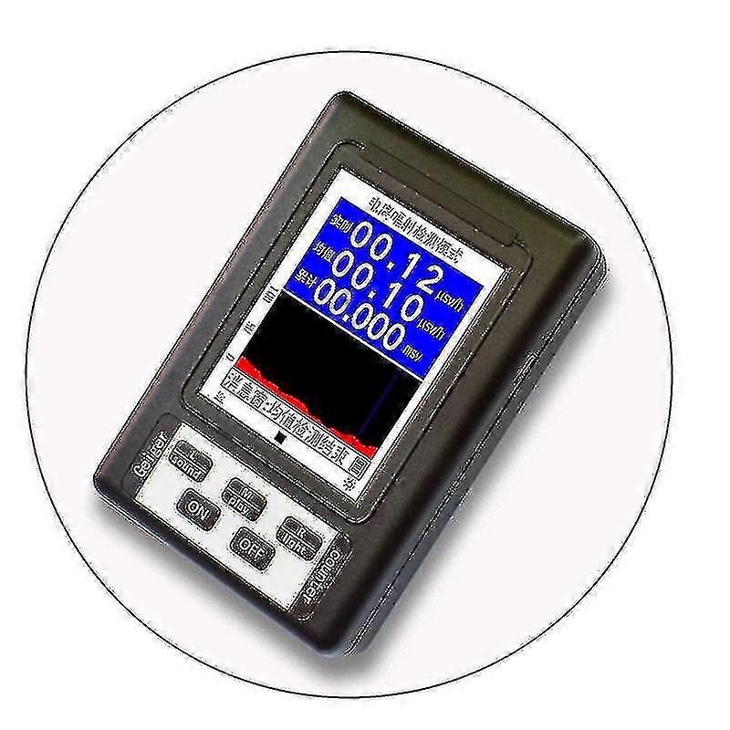 Br-9b Portable Digital Radiation Dosimeter Handheld Nuclear Radiation Detector Geiger Counter Semi-functional Type Marble Tester