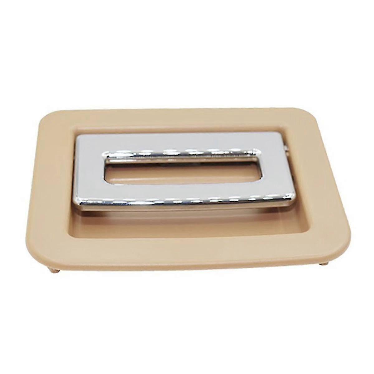 Car Spare Tire Cover Handle Trunk Carpet Handle Electroplated Handle For 2011-2017 Beige