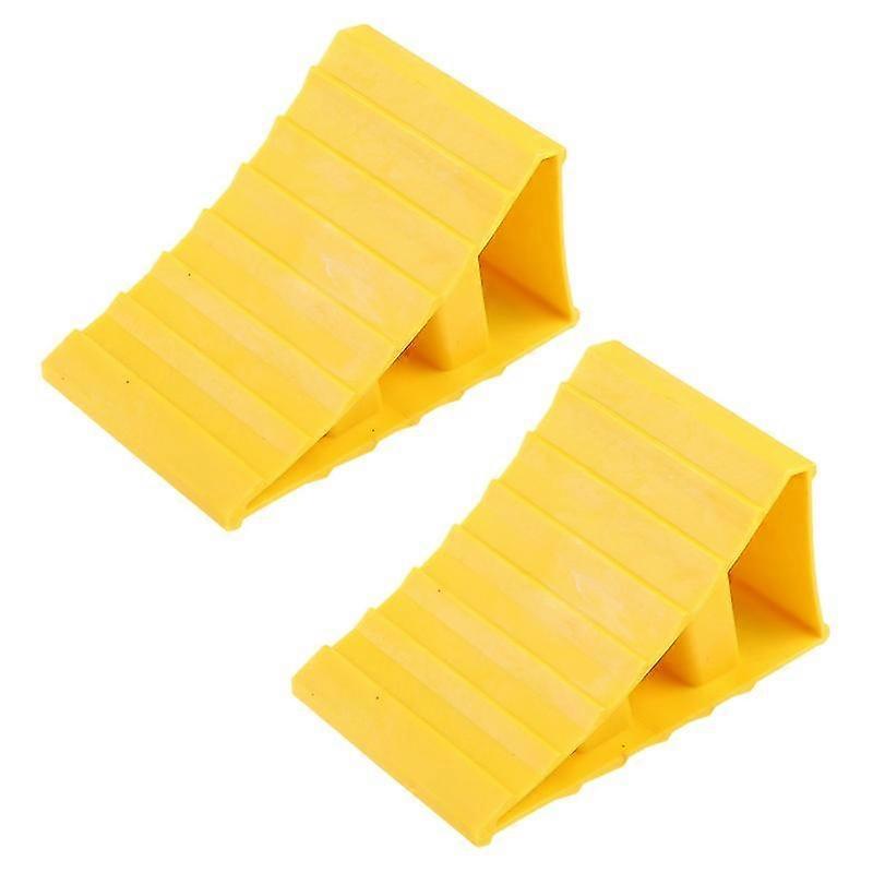 Araba Kamyon için 2 adet Rv Tekerlek Durdurucu Güvenlik Tekerleği Takozları Slayt Önleme Bloğu