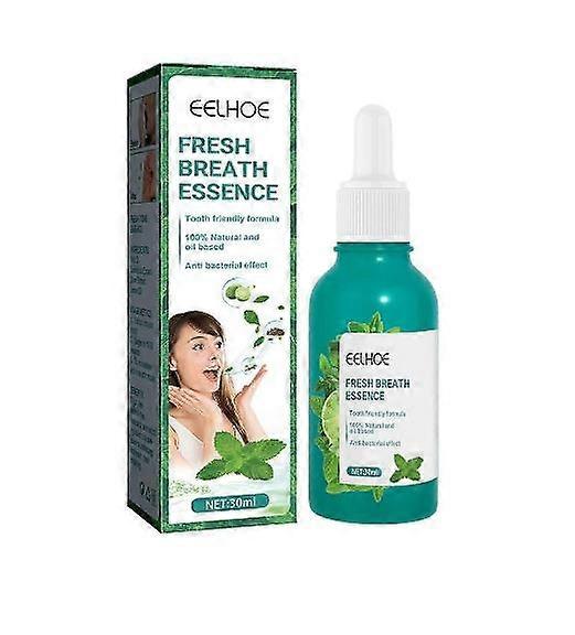 Bain de bouche, 30 ml de liquide buccal pour la mauvaise haleine Menthe douce Spray buccal hydratant Bain de bouche Menthe douce Spray buccal hydratant
