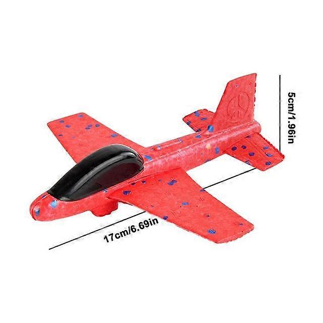 Foam Airplane Throwing Foam Palne Model Glider Plane Aircraft Model Outdoor DIY Educational Toy For Children