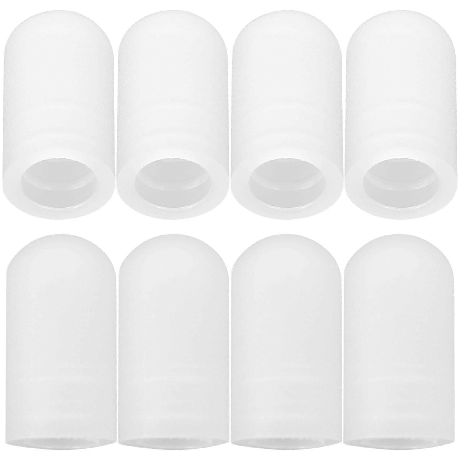 10pcs Drum Mute Tips Drumstick Caps Silicone Drumstick Silent Tips Drum Practice Tips