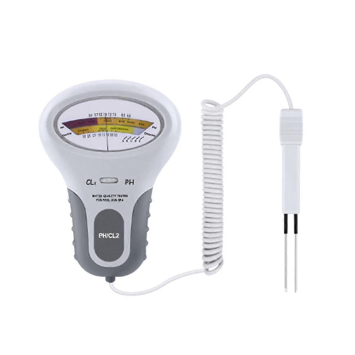 Water Quality Tester Pc-102 Cl2 Chlorine Ph Tester Portable Digital Monitor Analysis Chlorine Analy