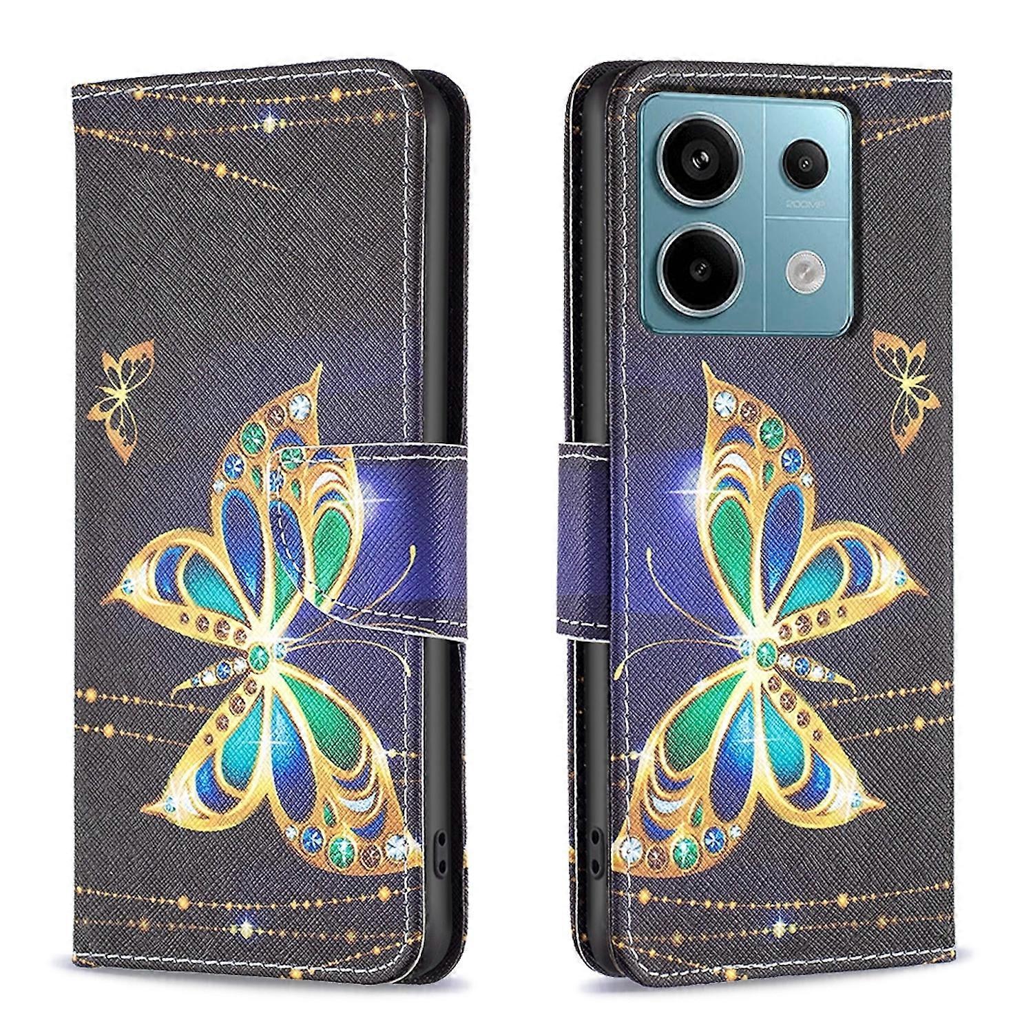 Till Xiaomi Redmi Note 13 Pro / Poco X6 Fodral i konstläder Bokmotiv 5