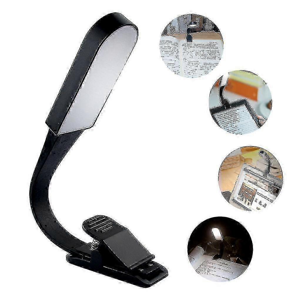 Book Light, Usb Rechargeable Reading Light With Touch Sensor, Reading Lamp -T