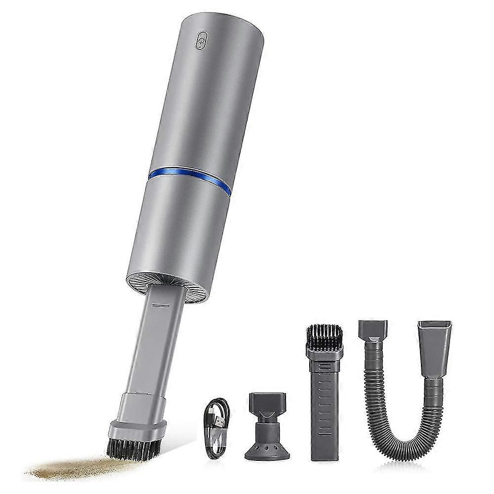 Mini Vacuum, Air Duster And Hand Pump 3 In 1, Small Cordless Handheld Vacuum, Usb Rechargeable, Easy To Clean Desktop, Keyboard, Drawer, Car Interior