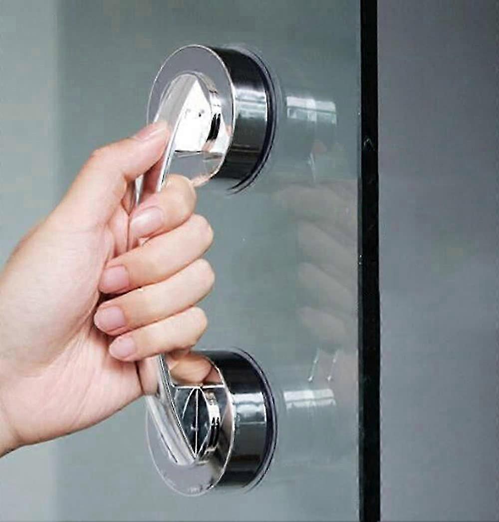 باب زجاجي كبير ومقبض نافذة ، باب منزلق للحمام ، كوب شفط ، مقبض