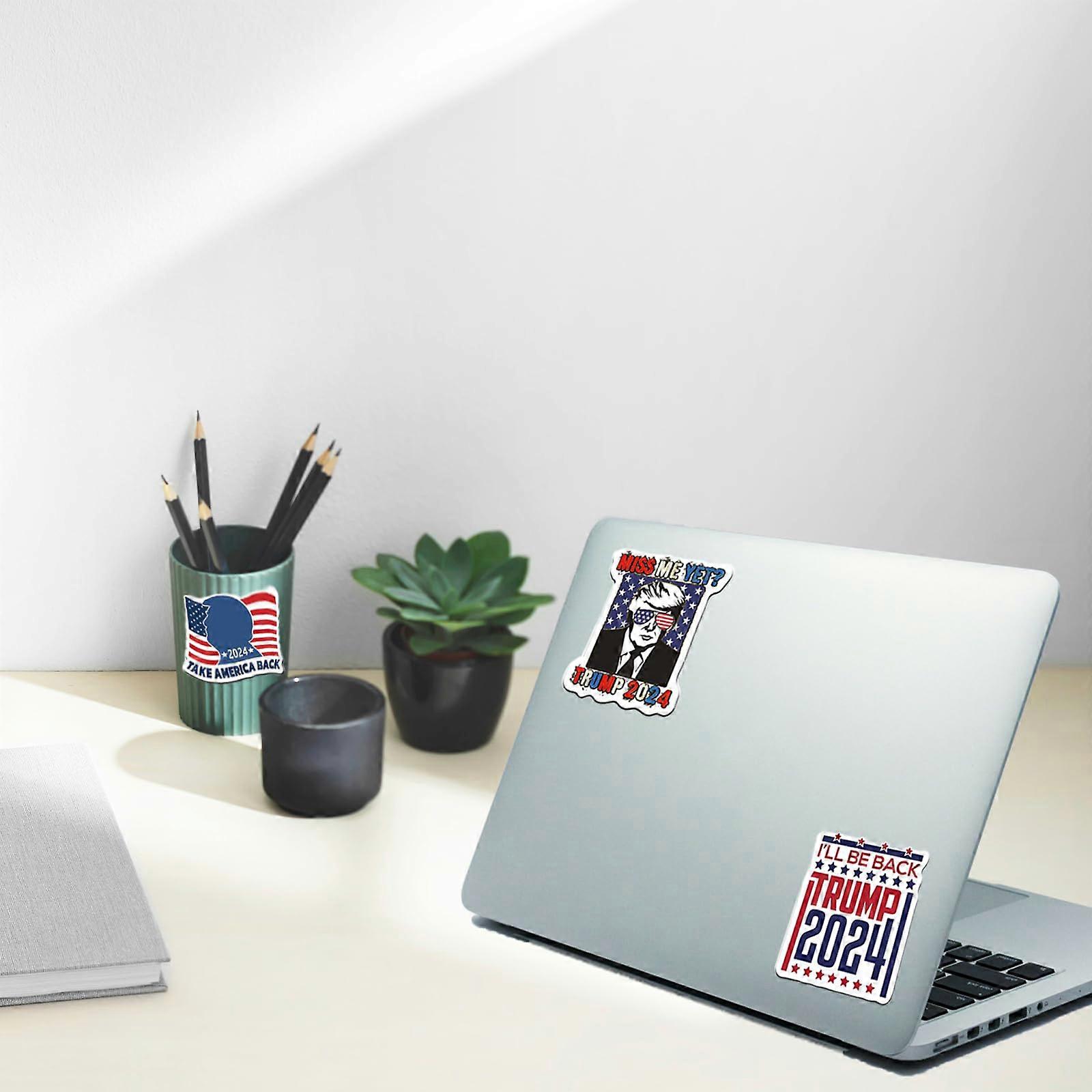 Trump 2024 Color Stickers – Lot Of 50, "Let's Make America Great Again" Decals, Made In USA