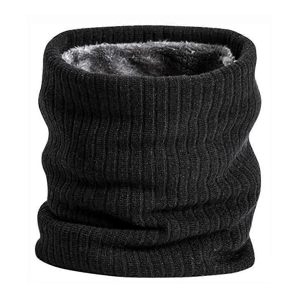 ユニセックスウィンタースキーネックウォーマーフリースチューブスカーフゲートルマスク厚手防風スカーフ