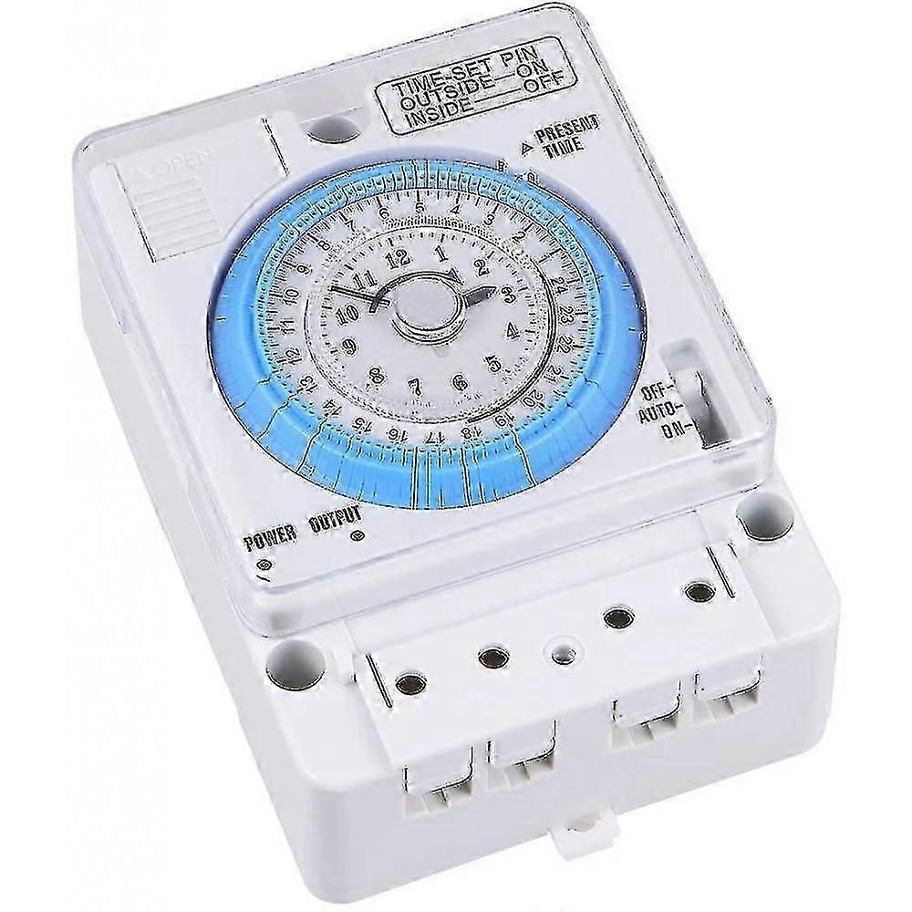 Mechanical Timer, 12vac/ Dc Time Control Switch Kitchen Timer Portable Precise Timer Time Control Switch For Outdoor PZC