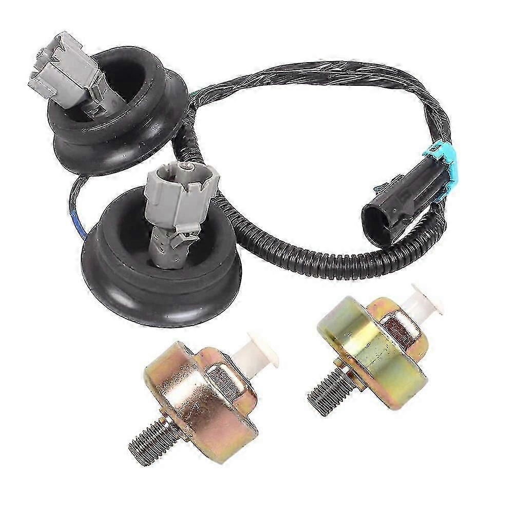 Knock Detonation Sensor Wire Harness Twin Detonation Sensor 12601822 12589867 For Chevy C10 5.0l For Gm C1500 5.0l