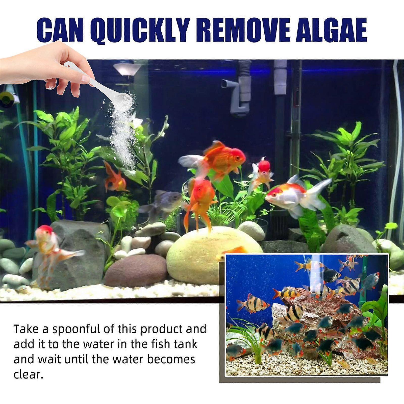 Image showcasing Dealgal Lichen, Aquarium Cleaning Agent Algae Removal Moss Fish Tank ...