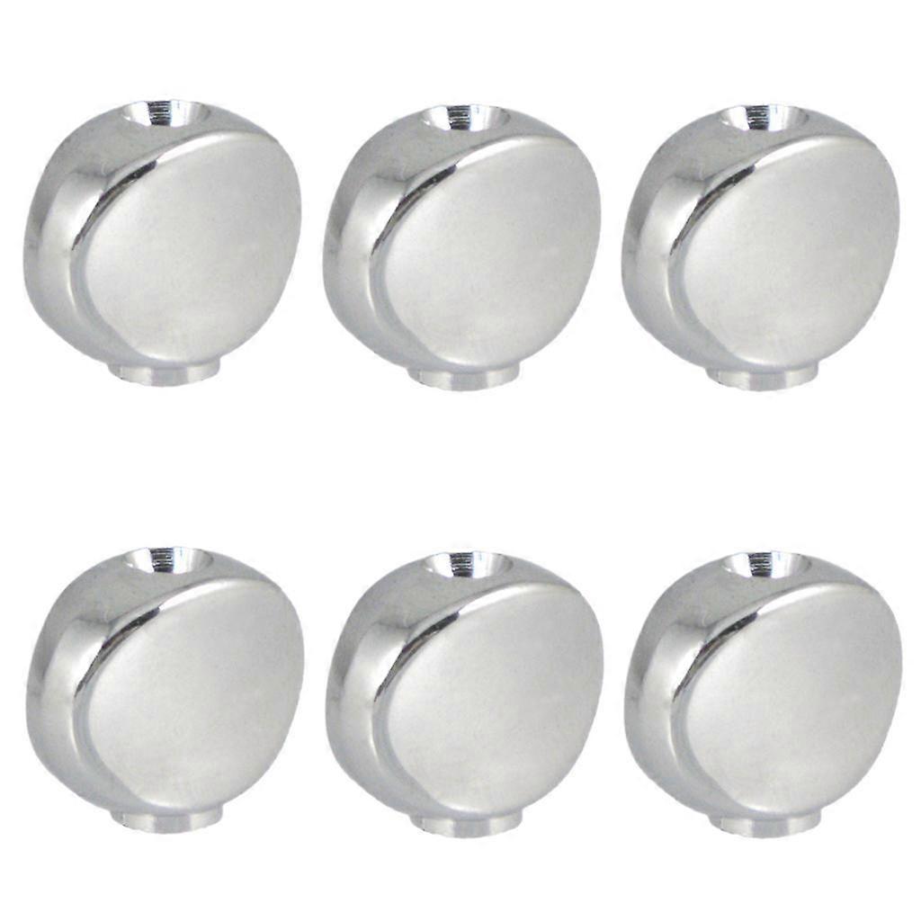 6 Pcs Zinc Alloy Guitar Tuning Pegs Tuners Buttons Machine Heads Replacement