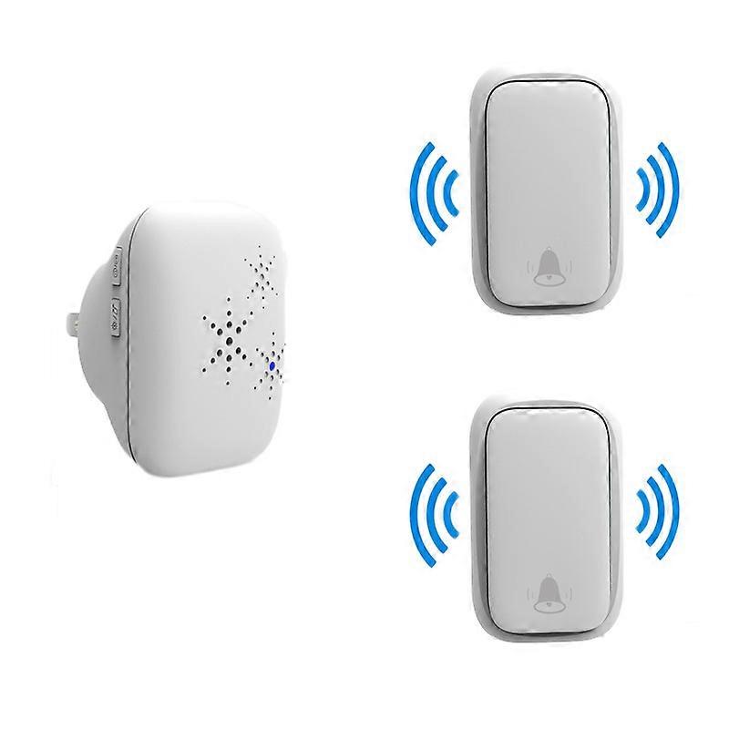 Wireless Doorbell Set - Self-Powered, Long Range, 36 Ringtones, Waterproof Design