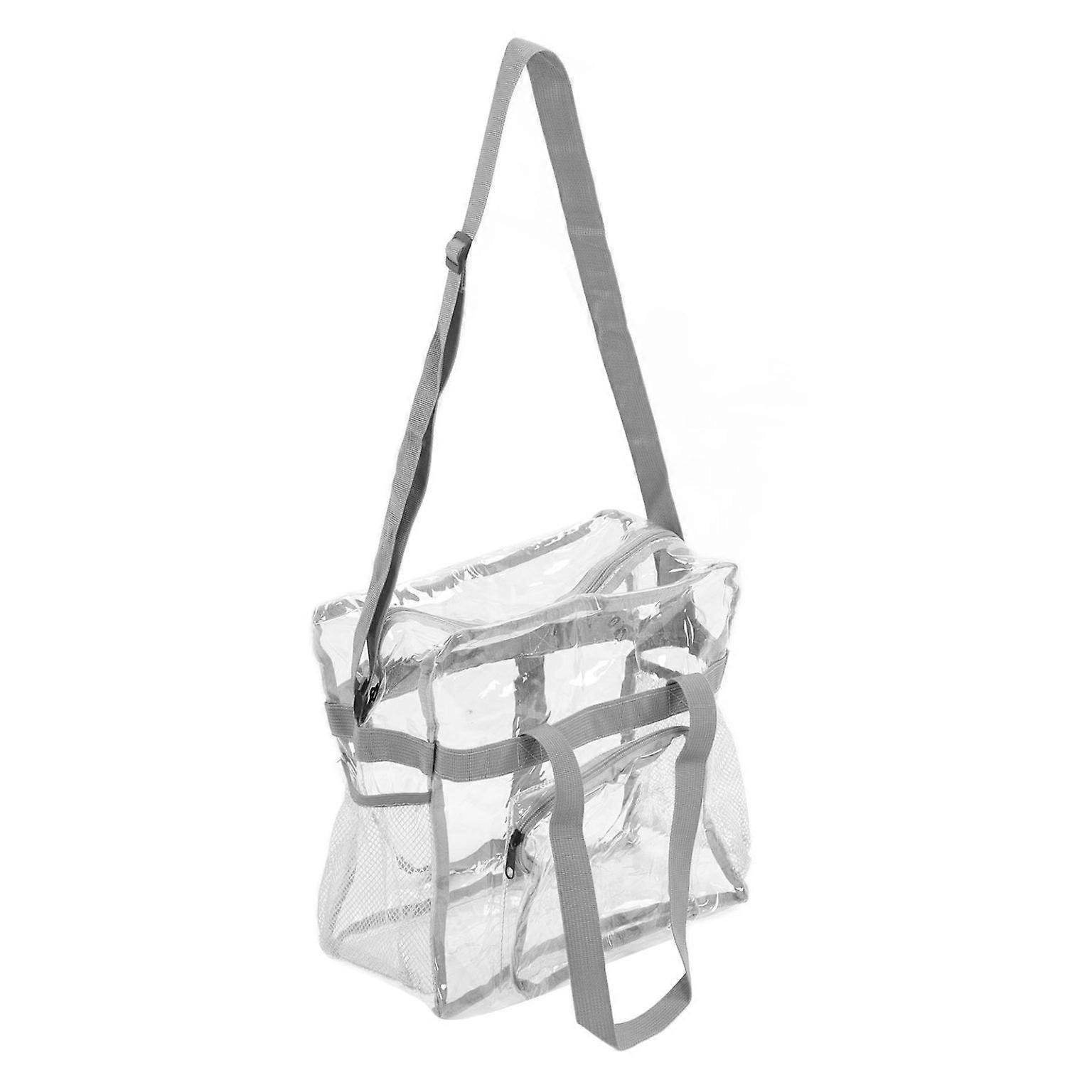 Large Capacity Clear Tote Bag - Transparent Handbag for Easy Access