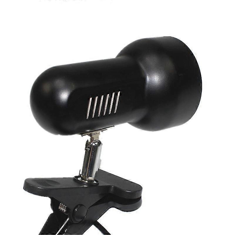 Lampe de Table Support Clamp 360rotation E27 Base Avec Fil de Commutation, Eu Plug (noir)