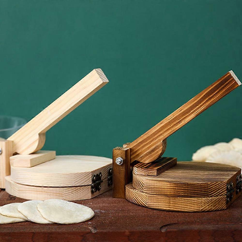 Upgraded Dough Pressing Tool Dough Presser Wooden Dumpling Tool D