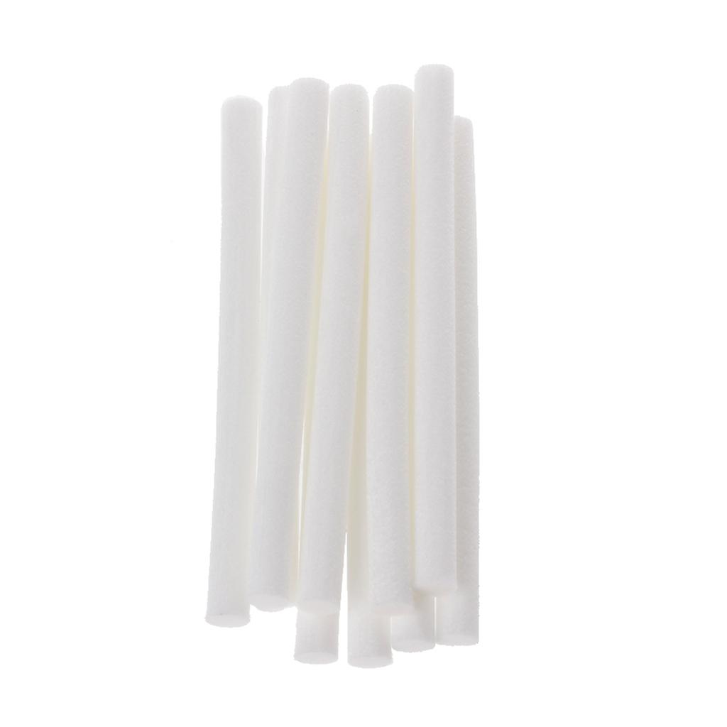 110Pcs 8mm Humidifier Cotton Swab Core Cotton Filter Humidifier Sticks Cotton Filter Sticks Replace Humidifier Parts  White