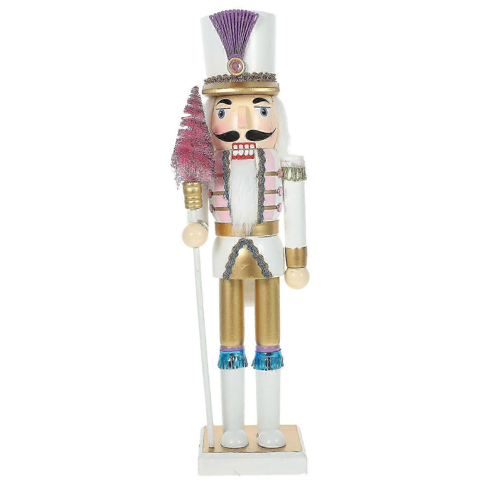 Wooden Nutcracker Festive Christmas Nutcracker Decor Shelves Nutcracker Puppet Soldier