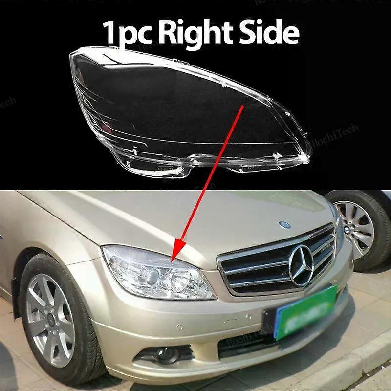 Front Headlight Cover Headlamp Lamp Shell Mask Lampshade Lens Polycarbonate For Mercedes-Benz C Class W204 C180 C200 C280 07-10
