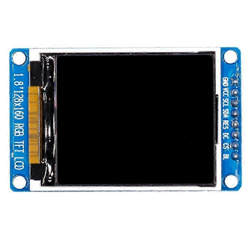 1.8 Inch LCD Display Module Full Color 128x160 RGB SPI TFT LCD Display Module ST7735S 3.3V Replace OLED Power Supply