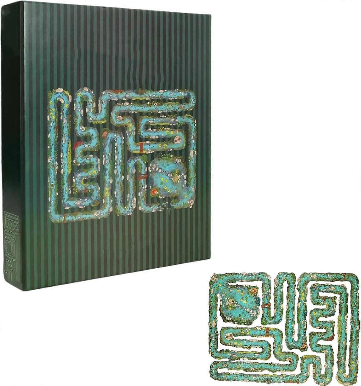 Edge Jigsaw Puzzles, 438 Edge Jigsaw Puzzles, Unique River -Themed Puzzle, Advanced Spatial Challenges, Edge-Piece Design