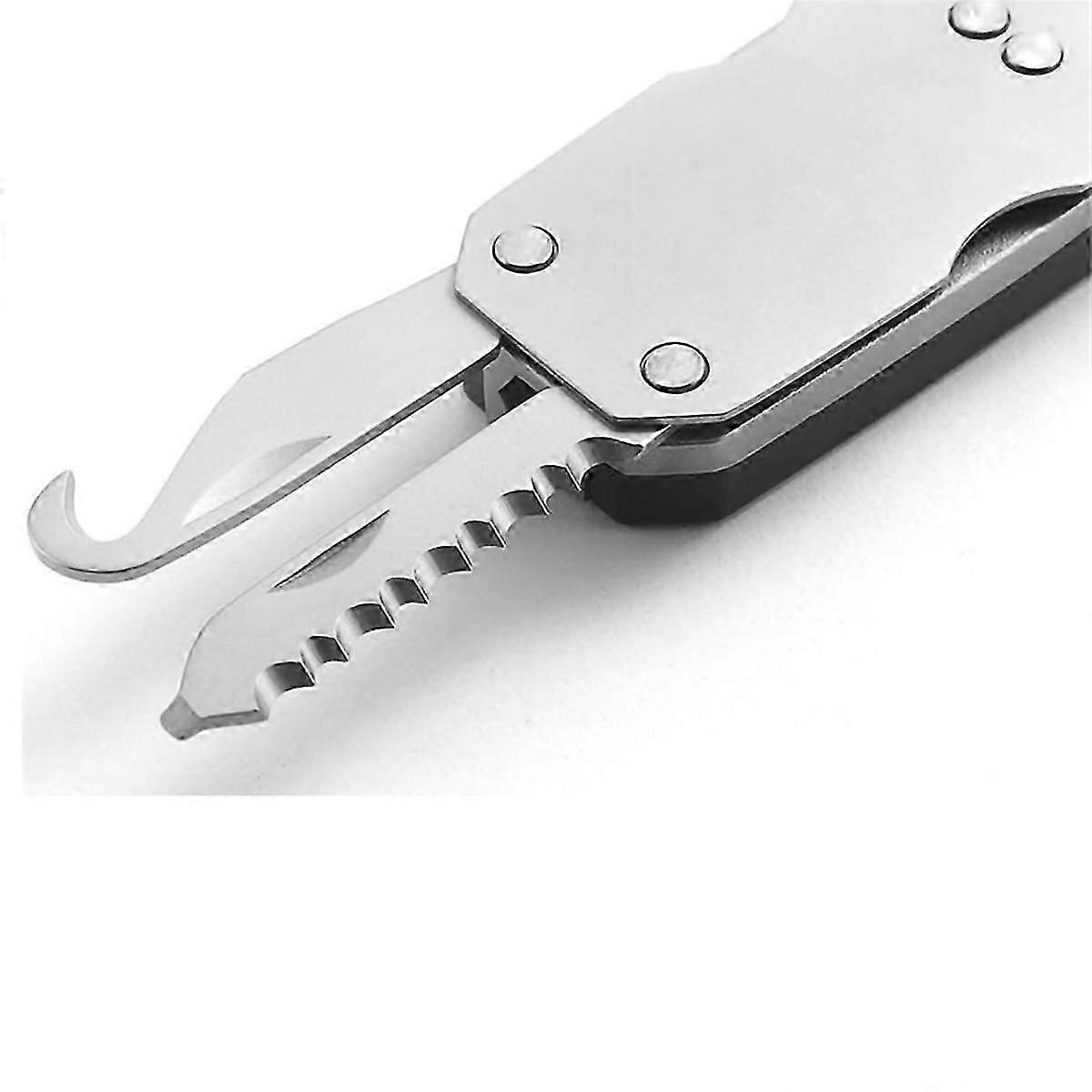 Stainless Steel Adjustable Wrench Replaceable Screwdriver Head Portable Household Tool with Storage
