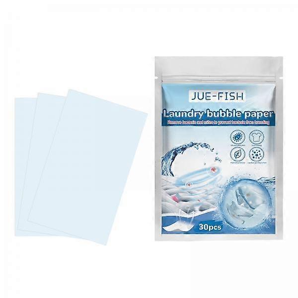 2-4pack 30 Wash Paper Sheets Soap Softener for Washing Machine Cleaning