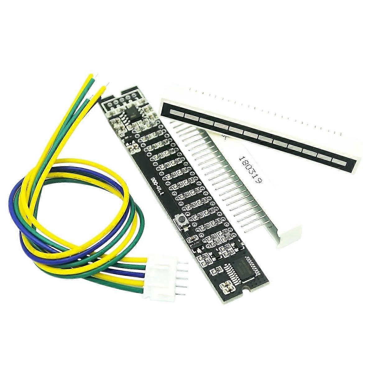 Diydouble 12bit Double Channel Led Music Spectrum Level Indicator Light (7 Green 2 Orange 3 Red)
