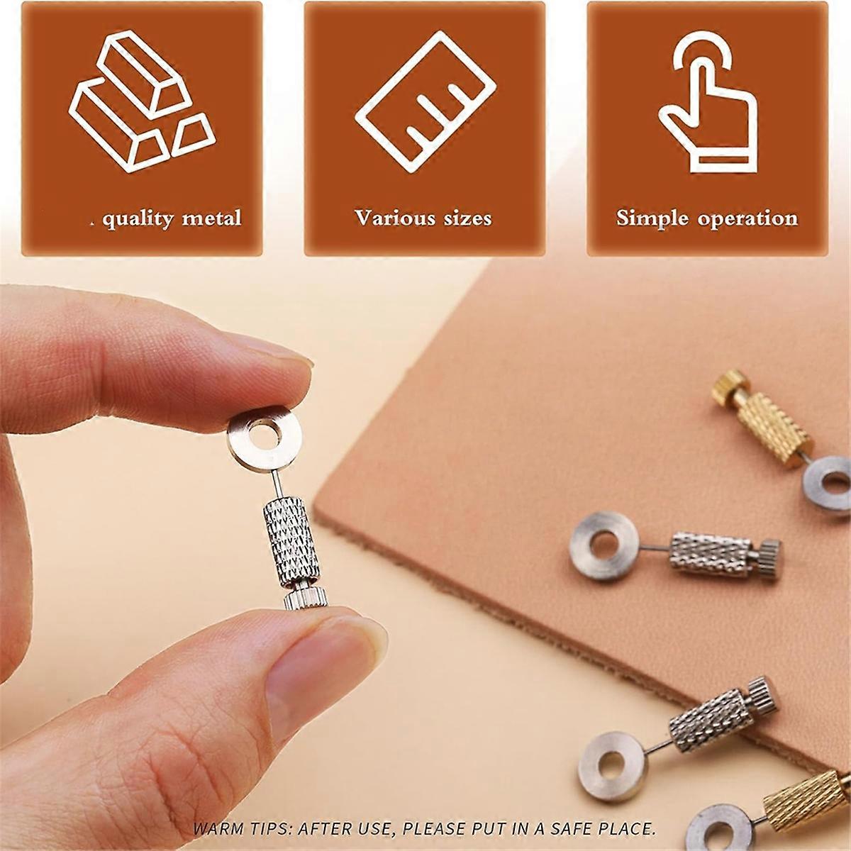 20Pcs 2 Size Suture Positioning Needles, Leather Hand Sewing Position, Leathercraft Needles, Locking