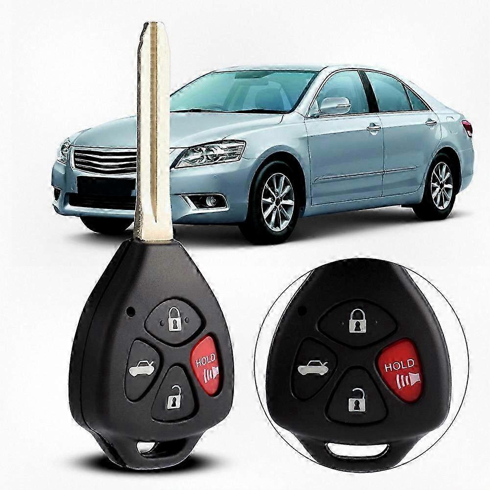 4 Button Car Remote Key Fob Case Shell Cover Suitable for a Certain Brand 4-Runner Camry Matrix Venza